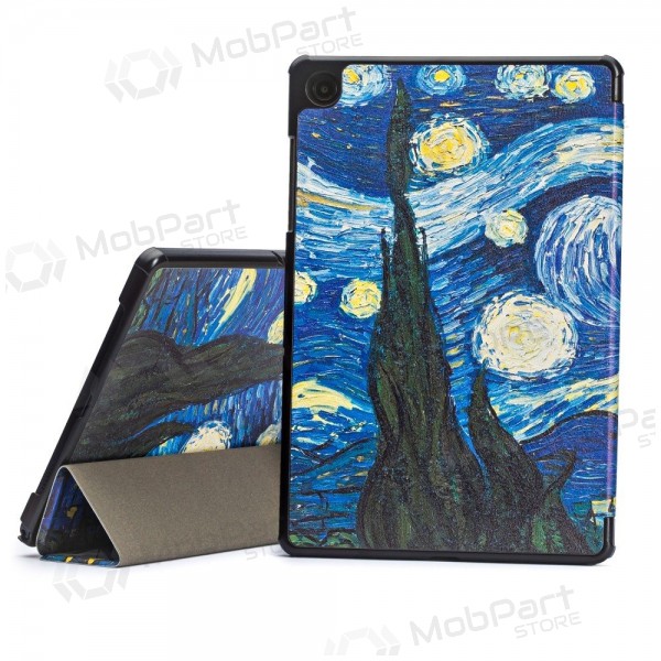 Samsung Galaxy Tab A9+, Tab A11+ deksel - Smart Leather (starry night)