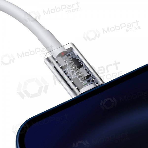USB kabel Baseus Superior Type-C - Lightning PD 20W 1.0m (hvit) CATLYS-A02
