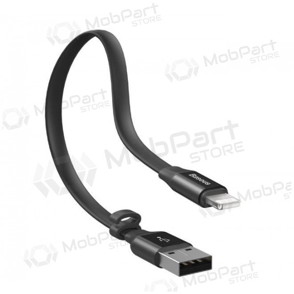 USB kabel Baseus lightning 0.23m (2A) (svart)