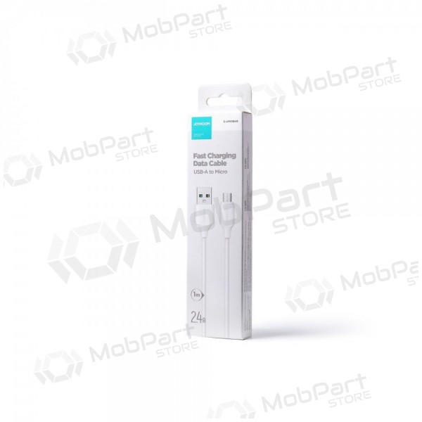 USB kabel Joyroom S-UM018A9 USB to MicroUSB 2.4A 1.0m hvit