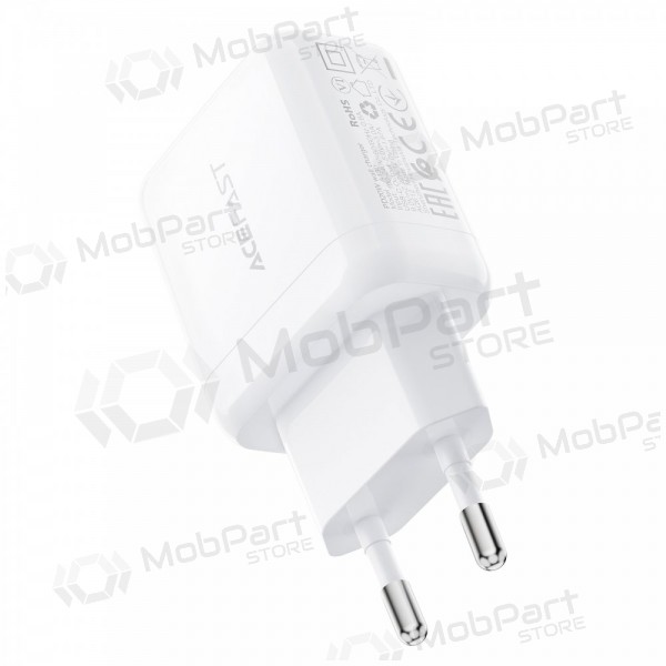 Lader Acefast A130 20W USB-C hvit