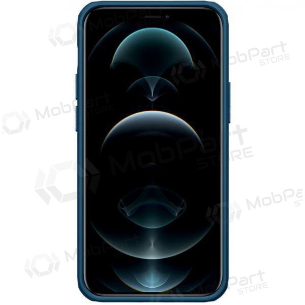Apple iPhone 15 Plus deksel „Nillkin Frosted Shield“ (blå) Apple iPhone 15 Plus deksel „Nillkin Frosted Shield“ (blå)
