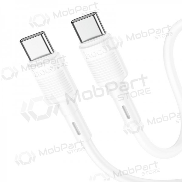 USB kabel Hoco X83 60W Type-C to Type-C 1.0m hvit