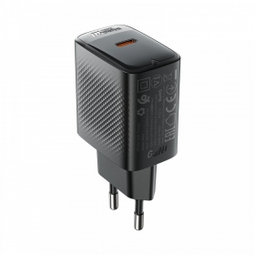 Telefonlader Acefast A104 25 W GaN USB-C svart