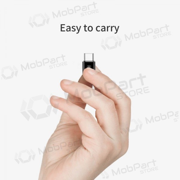 Adapter Baseus MicroUSB to Type-C OTG svart CAMOTG-01