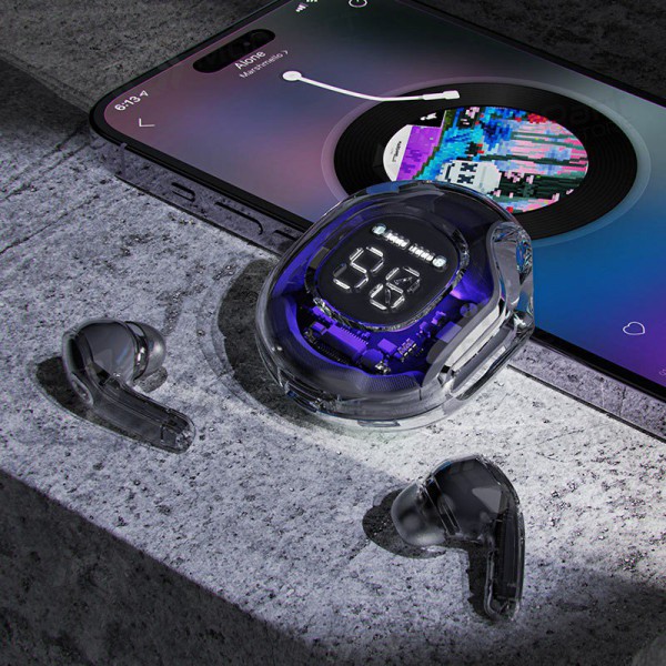 Trådløse hodetelefoner Acefast T8 TWS (alfalfa purple)