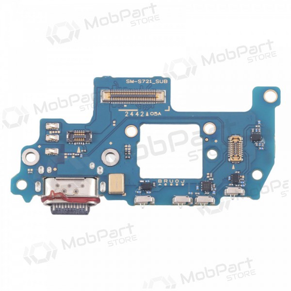 Samsung S721 Galaxy S24 FE 5G ladekontakt og mikrofon med flex (service pack) (original) Samsung S721 Galaxy S24 FE 5G ladekontakt og mikrofon med flex (service pack) (original)