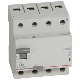 Feilstrømsbryter - RCD RX Legrand 402064 (AC, 63A, 4P, 30mA, 400V)