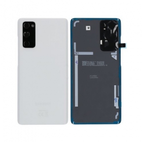 Samsung G780 / G781 Galaxy S20 FE 4G / 5G bakside (Cloud White) (brukt grade A, original)