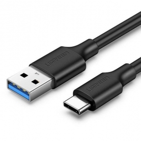 USB-C-kabel Ugreen US184 USB-A til USB-C 1 m USB 3.2 Gen1 3 A svart
