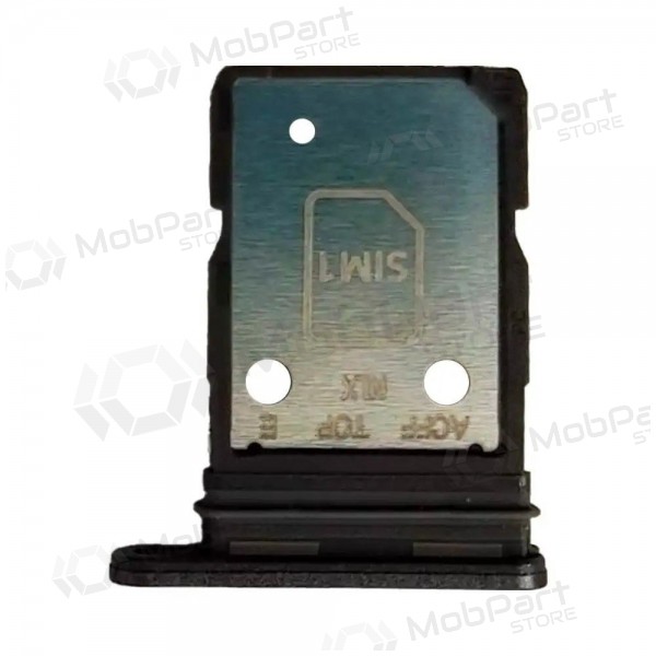 SIM kortholder Samsung A366 A36 5G Awesome Black original (service pack)