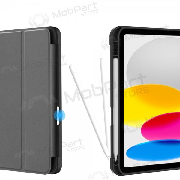 Apple iPad 10.9 2022, iPad 11 2025 deksel - Tech-Protect SmartCase Pen Holder (svart)