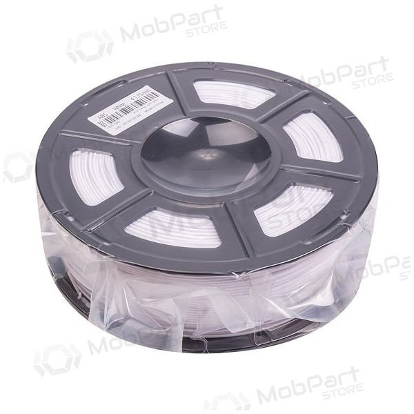 3D spausdinimo plastikas ABS, 1.75mm, 1kg, hvit