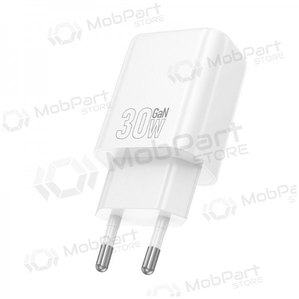 Telefonlader Hoco N62 30 W GaN USB-C hvit