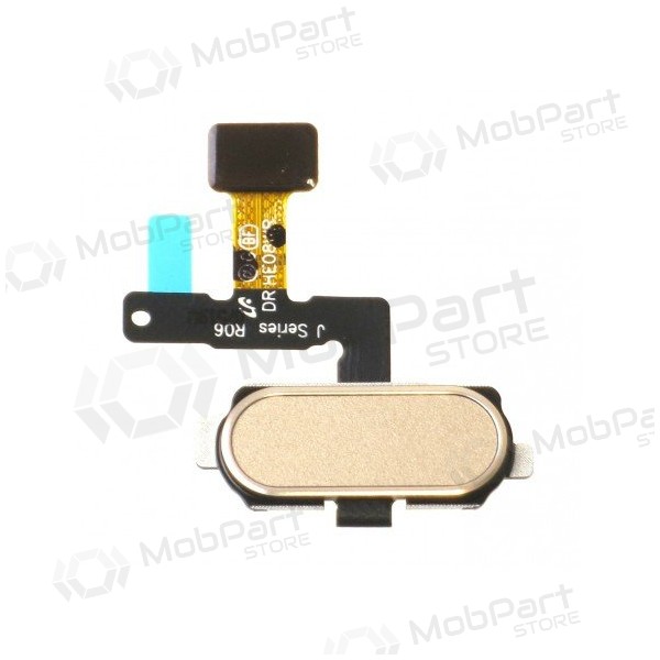 Samsung J530F Galaxy J5 (2017) / J730F Galaxy J7 (2017) HOME knapp flex kabel-kontakt (gyllent)