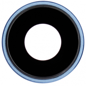 Apple iPhone XR kameraglass (blå) (med ramme)