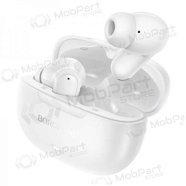 Trådløse hodetelefoner Borofone BW96 Bluetooth ANC ENC USB-C hvite