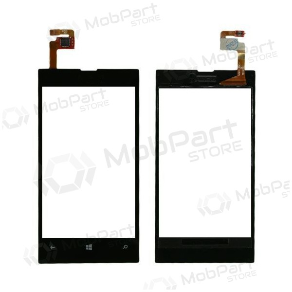 Nokia Lumia 520 / Lumia 525 / Lumia 526 berøringssensitivt glass (svart) (uten ramme)