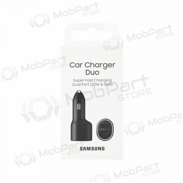 Lader automobilinis original Samsung EP-L4020NBEGEU 1xType-C 1xUSB-A svart i pakken 40W