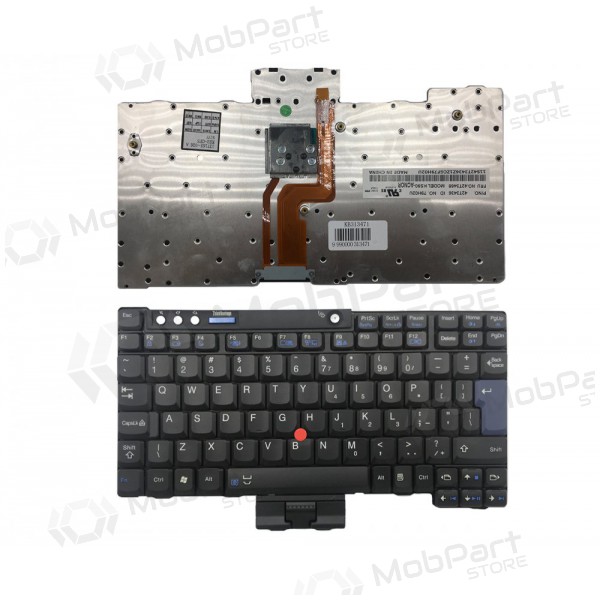 Lenovo: IBM ThinkPad X60, X60S, X61, X61S tastatur Lenovo: IBM ThinkPad X60, X60S, X61, X61S tastatur