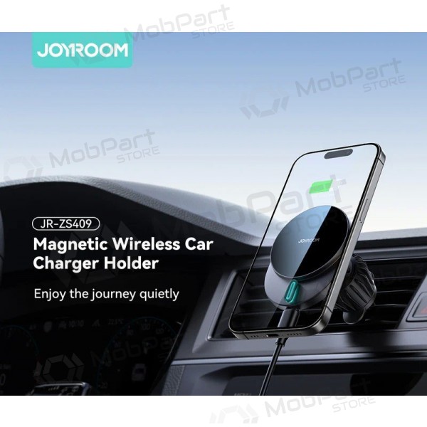 Automobilinis laikiklis-lader Joyroom JR-ZS409 MagSafe 15W svart