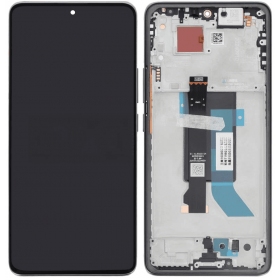 Xiaomi Poco X7 skjerm (svart) (med ramme) (original)