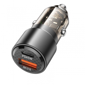Billader Borofone BZ20A 83 W PD QC 3.0 USB-C + USB-A svart