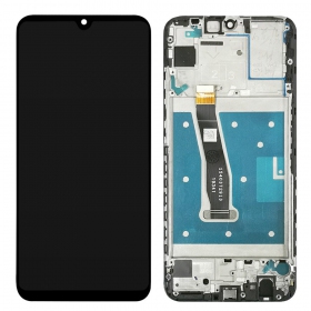 Huawei P Smart 2020 skjerm (svart) (med ramme) (brukt grade A, original)