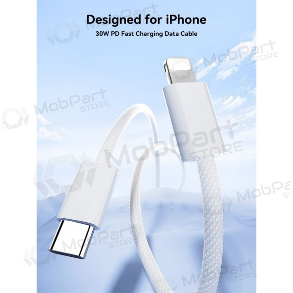 USB kabel Joyroom S-A45 USB-C to Lightning 30W 1.2m hvit