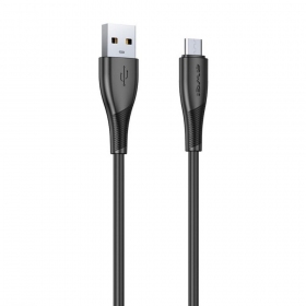 Micro USB-kabel Awei CL-182M USB-A til Micro USB 1 m svart
