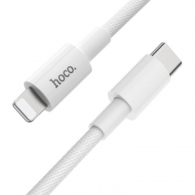Lightning-kabel Hoco X56 USB-C til Lightning 1 m PD hvit