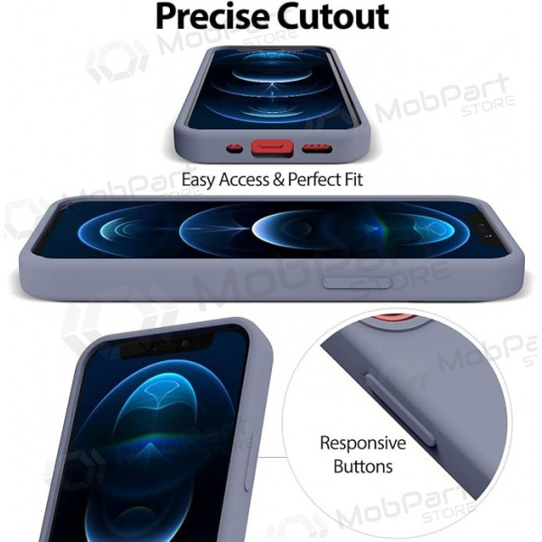 Apple iPhone 11 Pro Max deksel Mercury - Silicone Case (lavendelgrå)