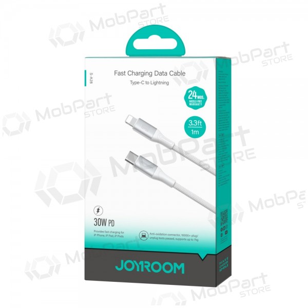 USB kabel Joyroom S-A28 USB-C to Lightning 30W 1.0m hvit