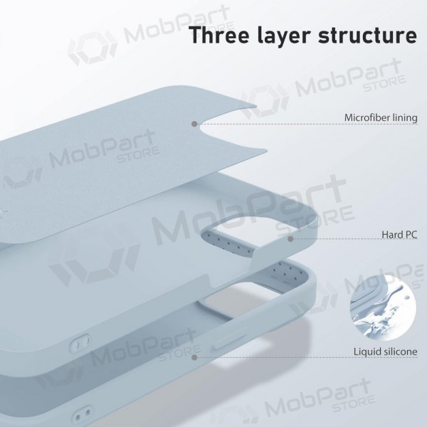 Apple iPhone 14 Pro deksel „Nillkin Silicone“ (grå)