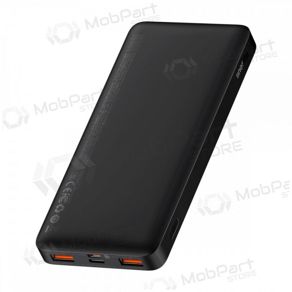 Powerbank Power Bank Baseus Bipow 20W 10000mAh + MicroUSB 0.25m svart PPBD050301 Powerbank Power Bank Baseus Bipow 20W 10000mAh + MicroUSB 0.25m svart PPBD050301