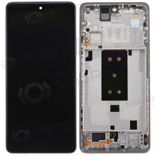 Xiaomi 11T Pro 5G skjerm (hvit) (med ramme) (original)