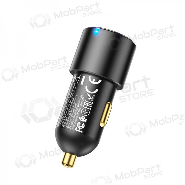 Billader Hoco NZ6 45 W PD 2x USB-C + USB-A svart