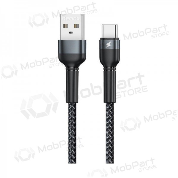 USB kabel Remax RC-124a USB-A to USB-C 1.0m svart