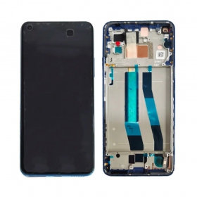 Xiaomi Mi 11 Lite 4G skjerm (blå) (med ramme) (original)