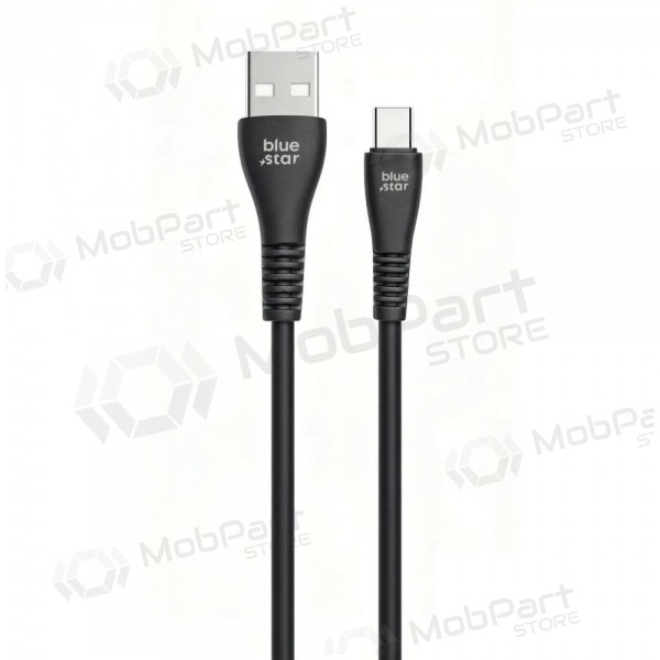 Lightning-kabel Blue Star PJ-DG4-A USB-A til Lightning 1 m svart