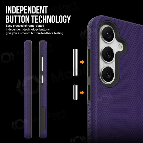 Samsung Galaxy S24+, S25+ deksel „Perfectionists“ (lilla) Samsung Galaxy S24+, S25+ deksel „Perfectionists“ (lilla)