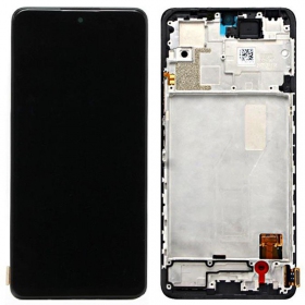Xiaomi Redmi Note 10 Pro 4G 2021 skjerm (svart) (med ramme) (OLED)