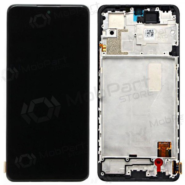 Xiaomi Redmi Note 10 Pro 4G 2021 skjerm (svart) (med ramme) Xiaomi Redmi Note 10 Pro 4G 2021 skjerm (svart) (med ramme)