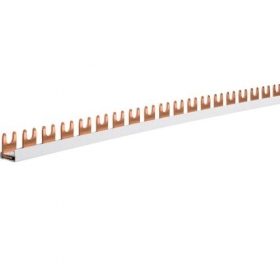 Isolert samleskinne - Hager KDN163B (1P, 57 mod., 10mm)