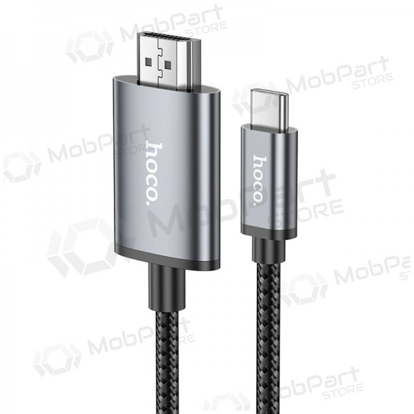 Adapter Hoco UA27 USB-C to HDMI grå
