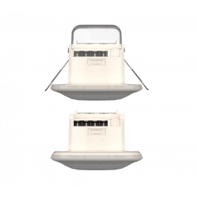 Lubinis judesio būvio Theben T1030052 Luxa (360°, hvit)