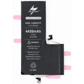 Akumuliatorius "Di-Power" (forstørret kapasitet) egnet iPhone 11 Pro Max 4450mAh