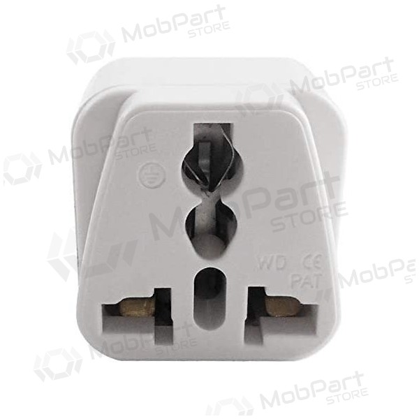 Įkrovimo adapter USA/UK/CN-EUR hvit