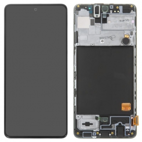 Samsung A515 Galaxy A51 (2020) skjerm (svart) (service pack) (original)