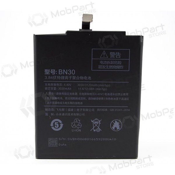 Xiaomi Redmi 4A (BN30) batteri / akkumulator (3030mAh)